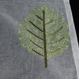 Max Nordic Embroidered Curtains Sheer Voile Window Curtain Panels 2x2.75m