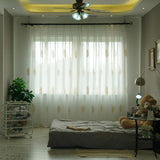 Max Voile Gauze Curtain Panel Tulle Window Drapes for Bedroom Balcony Decoration 250x275cm