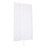 Max Pastoral Tulle Window Roman Curtain Embroidered Sheer for Home 0.8x2m