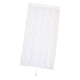 Max Pastoral Tulle Window Roman Curtain Embroidered Sheer for Home 0.8x2m