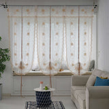 Max Tie Up Curtain Balloon Shade Window Treatment Valance Voile Gauze 150x80cm