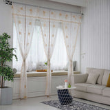Max Tie Up Curtain Balloon Shade Window Treatment Valance Voile Gauze 150x80cm