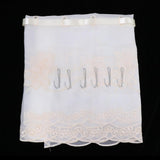 Max Maxb Embroidered Voile Curtain Single Panel Light Yellow 80x150CM_31.5x59.1 inch