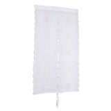Max Maxb Embroidered Voile Curtain Single Panel Light Yellow 80x150CM_31.5x59.1 inch