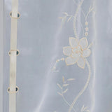 Max Maxb Embroidered Voile Curtain Single Panel Light Yellow 80x150CM_31.5x59.1 inch