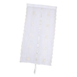 Max Maxb Embroidered Voile Curtain Single Panel Light Yellow 80x150CM_31.5x59.1 inch