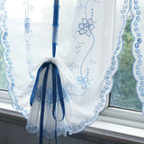 Max Tie Up Curtain Balloon Shades Window Treatment Valance Voile Gauze 150x80cm