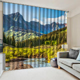 Max Blackout Curtains, 3D Print Curtain Living Room Bedroom Drapes Style_1