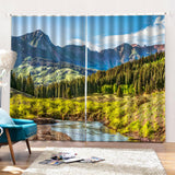 Max Blackout Curtains, 3D Print Curtain Living Room Bedroom Drapes Style_1