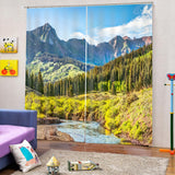 Max Blackout Curtains, 3D Print Curtain Living Room Bedroom Drapes Style_1