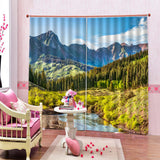 Max Blackout Curtains, 3D Print Curtain Living Room Bedroom Drapes Style_1