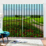 Max Blackout Curtains, 3D Print Curtain Living Room Bedroom Drapes Style_11