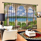 Max Blackout Curtains, 3D Print Curtain Living Room Bedroom Drapes Style_17