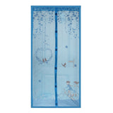 Max Anti-Bugs Magnetic Mesh Door Curtain with Full Frame Hook&Loop 100x210CM