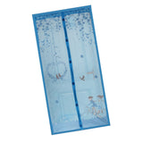 Max Anti-Bugs Magnetic Mesh Door Curtain with Full Frame Hook&Loop 100x210CM
