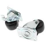 Max Swivel Plate Caster Wheels with Brake with Top Plate 2inch Universal
