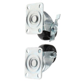 Max Swivel Plate Caster Wheels with Brake with Top Plate 2inch Universal