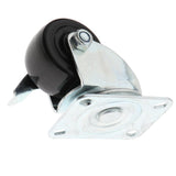 Max Swivel Plate Caster Wheels with Brake with Top Plate 2inch Side brake
