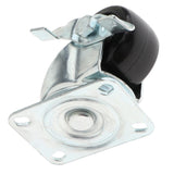 Max Swivel Plate Caster Wheels with Brake with Top Plate 2inch Side brake
