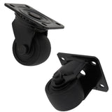 Max Sturdy and Tough Nylon Wheel Swivel Caster Heavy Duty Roller 10.5x9x10.5cm