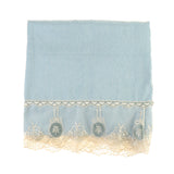 Max European Style Thicken Cover Cloth for Table/ Fridge Table Cloth Blue
