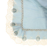 Max European Style Thicken Cover Cloth for Table/ Fridge Table Cloth Blue