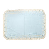 Max European Style Thicken Cover Cloth for Table/ Fridge Table Cloth Blue