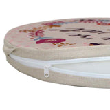 Max Round Stuffed Floor Seating Cushion for Living Room, Bedroom,Tatami Scarf Bear