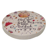 Max 1 Pc Tatami Sponge Seat Pad Cartoon Polyester Round Circle Cushion Space