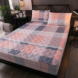 Max King Mattress Topper Pad Cover Quilted Fitted Mattress Protector  Grid