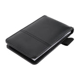 Max Faux Leather Waterproof Top Hardcover Notes Book with Calculator Black