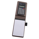 Max Faux Leather Waterproof Top Hardcover Notes Book with Calculator Champagne