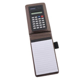 Max Faux Leather Waterproof Top Hardcover Notes Book with Calculator Champagne