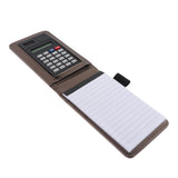 Max Faux Leather Waterproof Top Hardcover Notes Book with Calculator Champagne