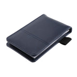 Max Faux Leather Waterproof Top Hardcover Notes Book with Calculator Dark Blue