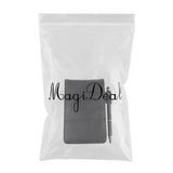 Max A7 Leather Waterproof Hardcover Notes Book with Calculator+Ballpen Black