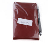 Max A7 Leather Waterproof Hardcover Notes Book with Calculator+Ballpen Red Brown