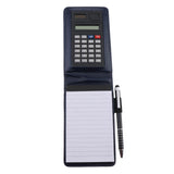 Max A7 Leather Waterproof Hardcover Notes Book with Calculator+Ballpen Dark Blue