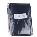 Max A7 Leather Waterproof Hardcover Notes Book with Calculator+Ballpen Dark Blue