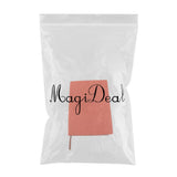 Max A5 Thickened Soft Cover PU Leather Notebook Rainbow Side Diary Book Orange