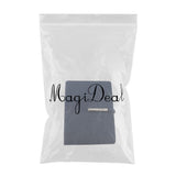 Max A5 Size Leather Notebook Loose Leaf Memo Diary Notebook with Buckle  Blue