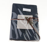 Max Leather Notebook Portable Loose Leaf Blank Notebook for Travel Dark Blue