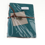 Max Leather Notebook Portable Loose Leaf Blank Notebook for Travel Blue