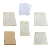 Max A5 6-Ring Binder/Planner Refill Paper for Filofax, 6 Hole, Lined Craft Paper