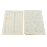 Max A5 6-Ring Binder/Planner Refill Paper for Filofax, 6 Hole, Lined Craft Paper