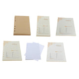 Max A5 6-Ring Binder/Planner Refill Paper for Filofax, 6 Hole, Lined Craft Paper