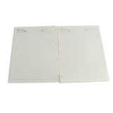 Max 80 Sheets Refillable Lined Paper Inserts for Notebook Binder A4 Size 4 Holes