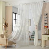 Max Maxb Embroidery Rod Pocket Curtain Panel Embroidery Window Screen