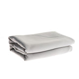 Max Maxb Embroidery Rod Pocket Curtain Panel Light Grey Shade Curtain