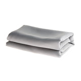 Max Maxb Embroidery Rod Pocket Curtain Panel Light Grey Shade Curtain